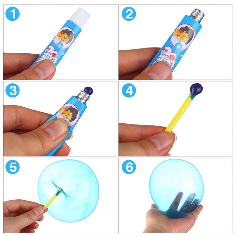 Magic Glue Bubbles Blowing Tube Set