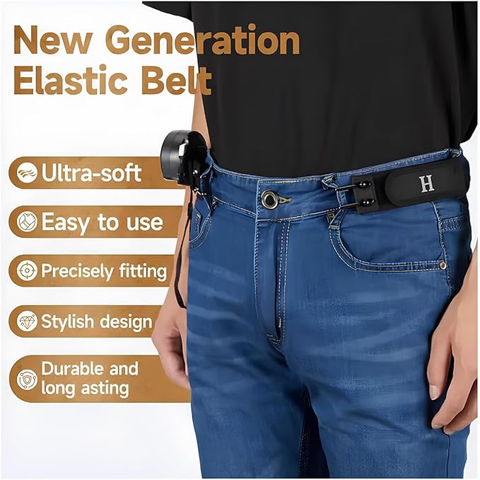 Unisex No-Buckle Belt