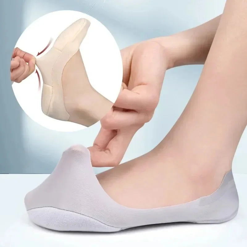 🦶 Pain Relief Anti-Slip Invisible Socks