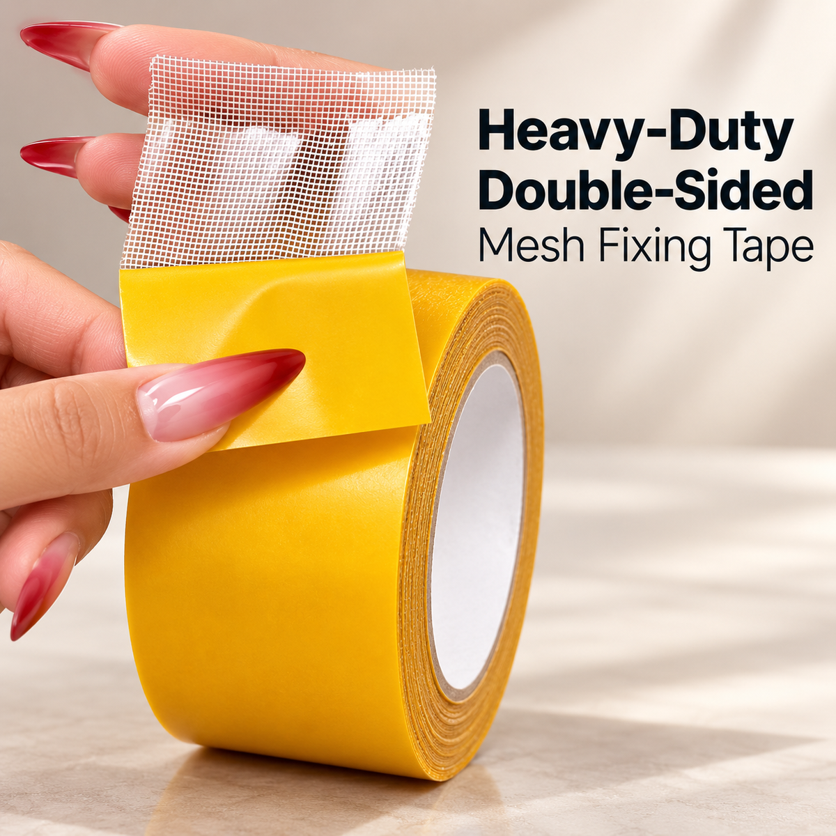 Heavy-Duty Double-Sided Mesh Fixing Tape ๐ ๏ธ๐