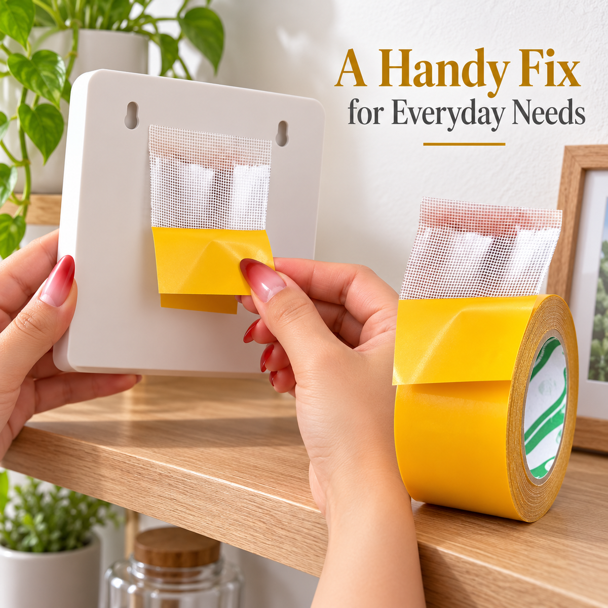 Heavy-Duty Double-Sided Mesh Fixing Tape ๐ ๏ธ๐