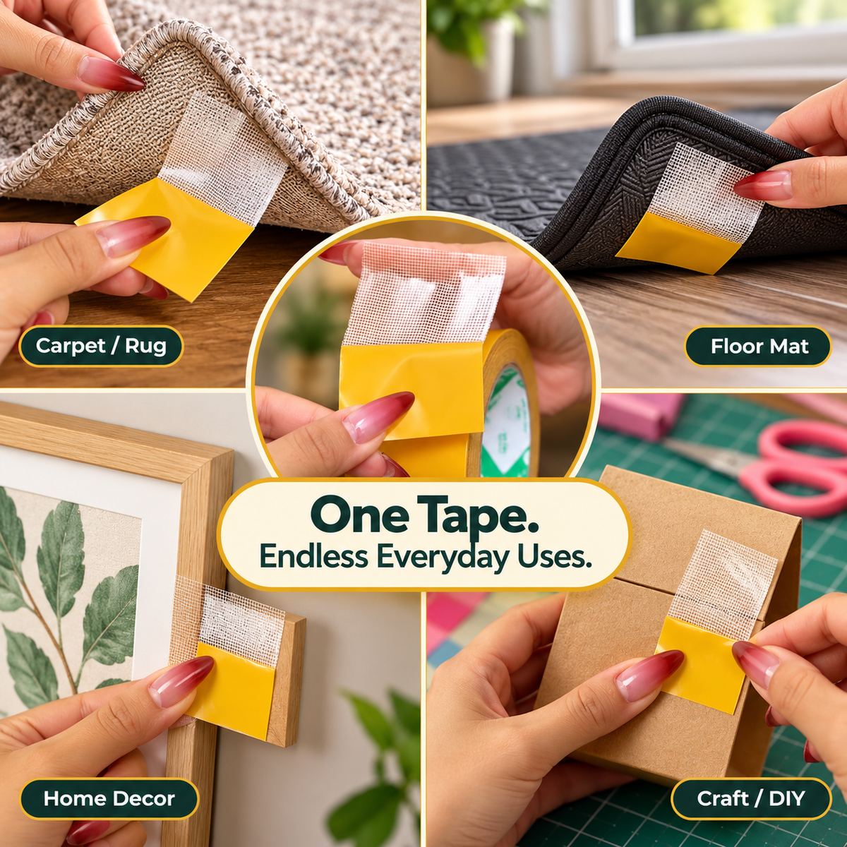 Heavy-Duty Double-Sided Mesh Fixing Tape ๐ ๏ธ๐