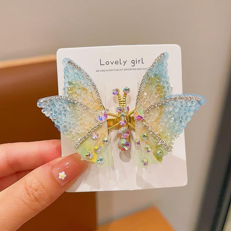 🦋 Butterfly Wing Hair Clips – Dreamy, Elegant & Effortlessly Cute ✨