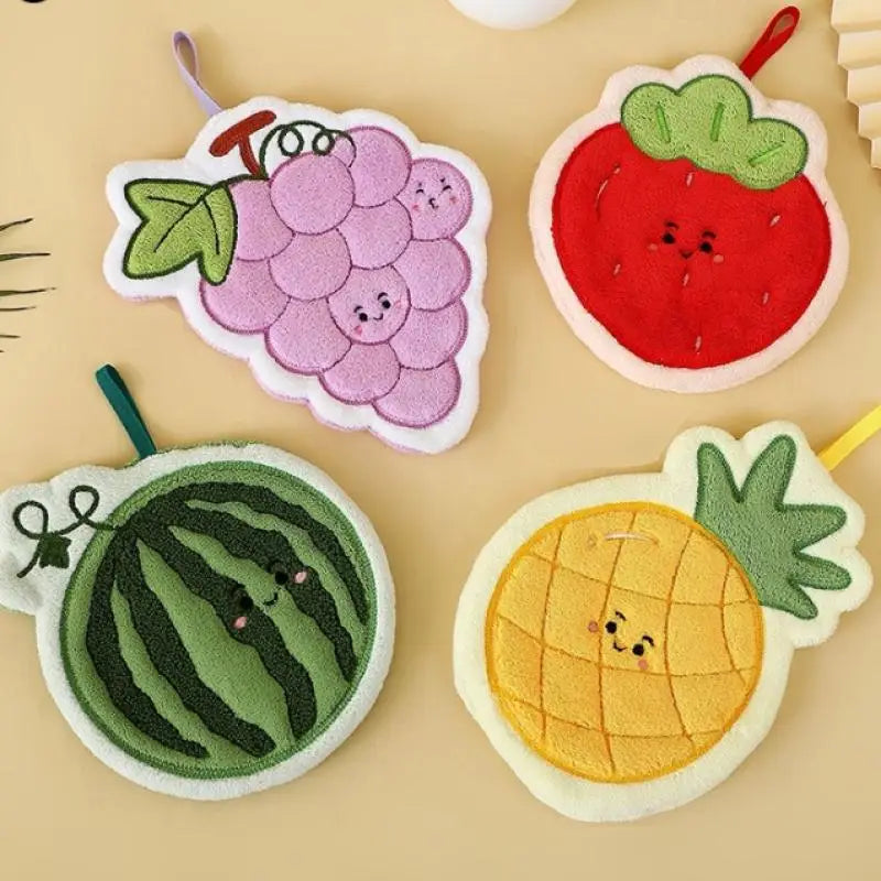 🍓 Cute Fruit Hand Towel - Turn Everyday Drying into a Sweet Little Moment 🍍