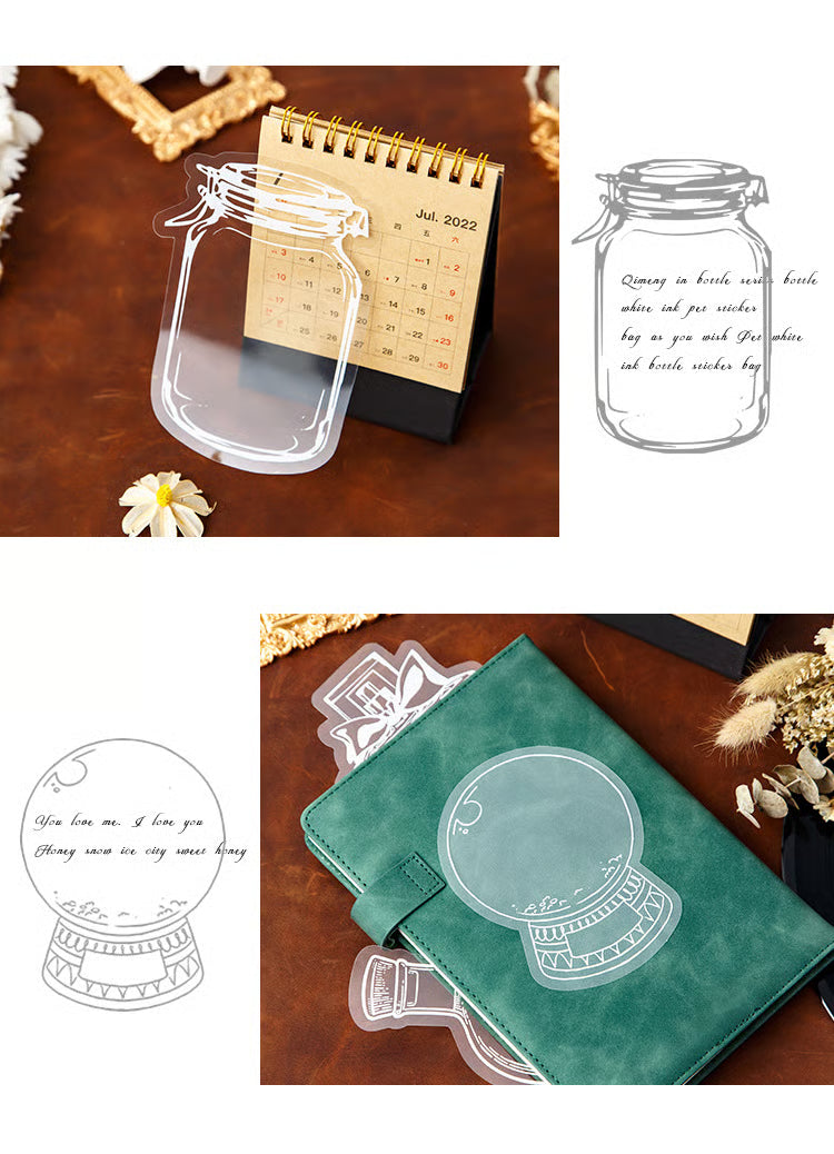 🌸 Aesthetic Transparent Dried Flower Bookmark