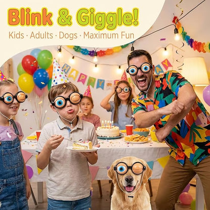 🎉🎉Novelty Funny Glasses with Winking Eye Mechanism