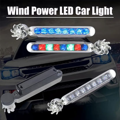 💡Compact Wind Powered Car LED Light for Daytime visibility