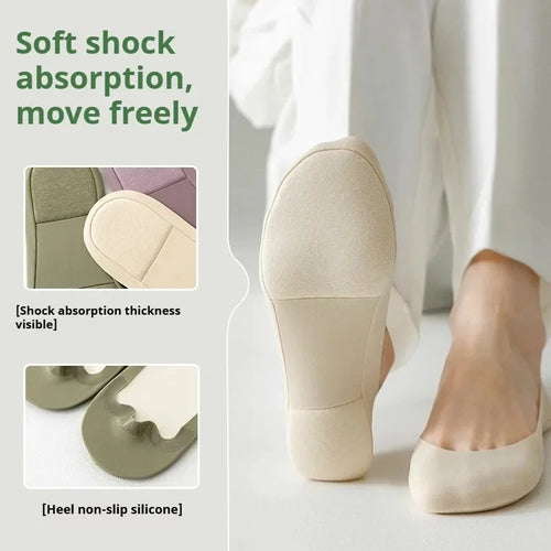 🦶 Pain Relief Anti-Slip Invisible Socks