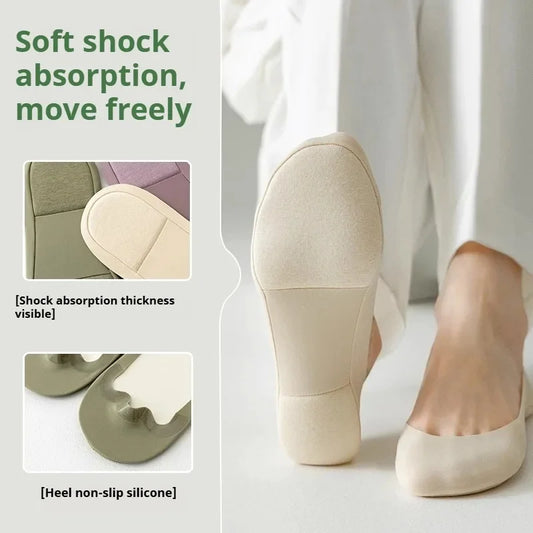 🦶 Pain Relief Anti-Slip Invisible Socks
