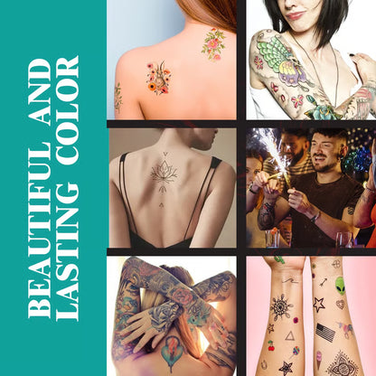 💥Temporary Tattoo Markers Set-10-Color Body Art Pens🌈