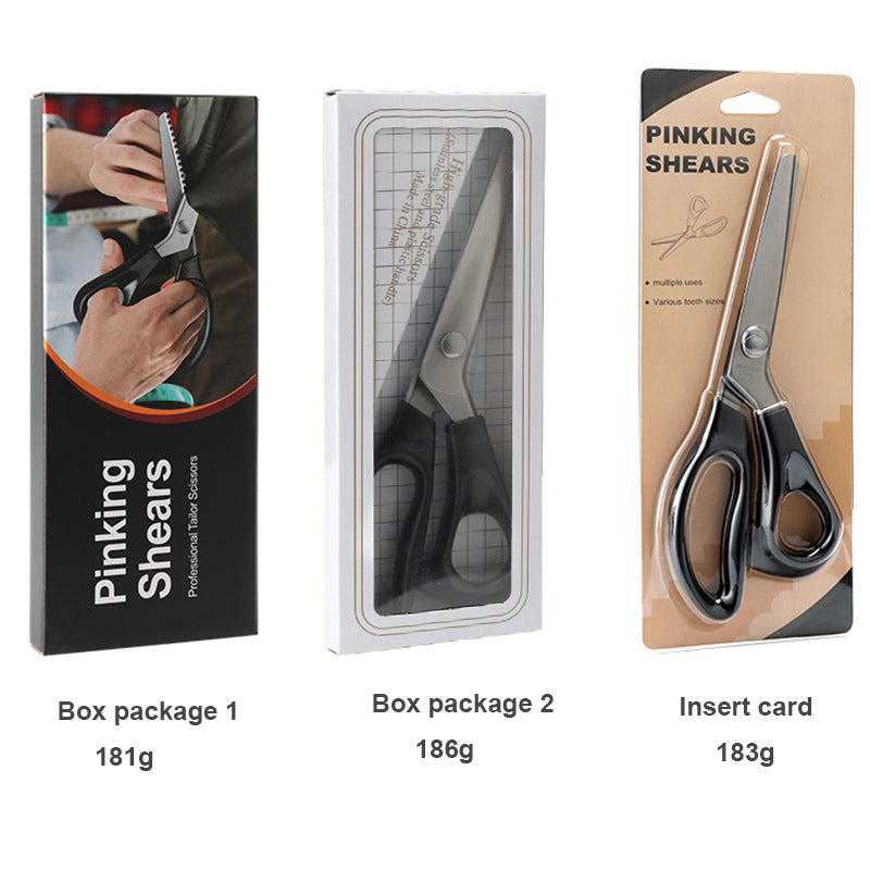 Zig Zag Stainless Steel Craft Scissors ✂️ - Durable Sharp Sewing Tool for DIY Crafts , Dressmaking