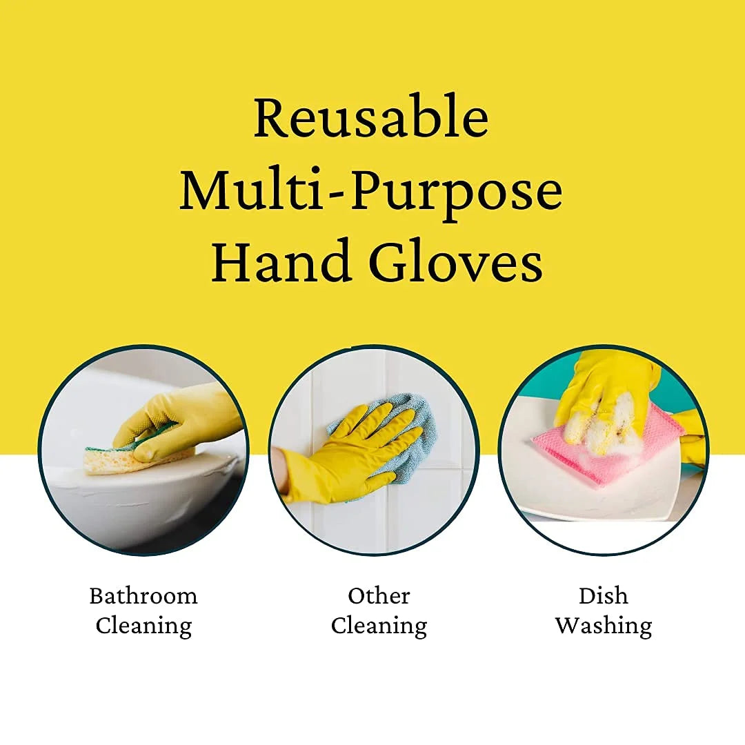 Durable Rubber Dishwashing Gloves
