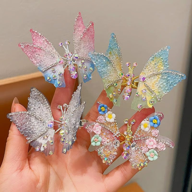🦋 Butterfly Wing Hair Clips – Dreamy, Elegant & Effortlessly Cute ✨