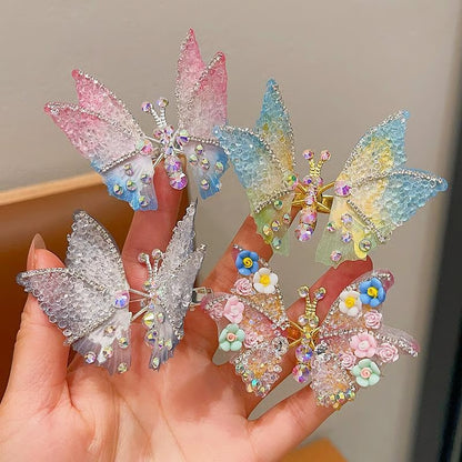 🦋 Butterfly Wing Hair Clips – Dreamy, Elegant & Effortlessly Cute ✨