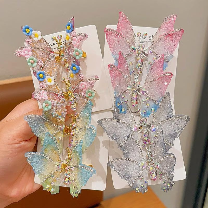 🦋 Butterfly Wing Hair Clips – Dreamy, Elegant & Effortlessly Cute ✨