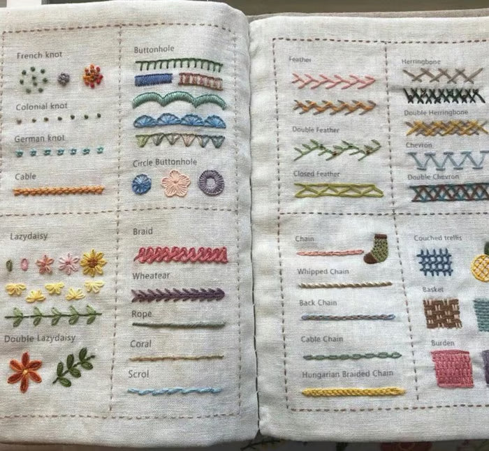 Stitch Book with 143 different stitches (The Original Book)