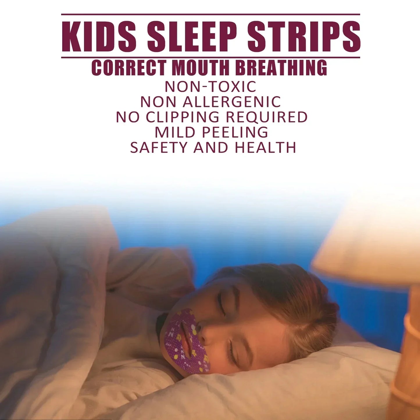 Kids Sleep Tape – Gentle Mouth-Closing Strips
