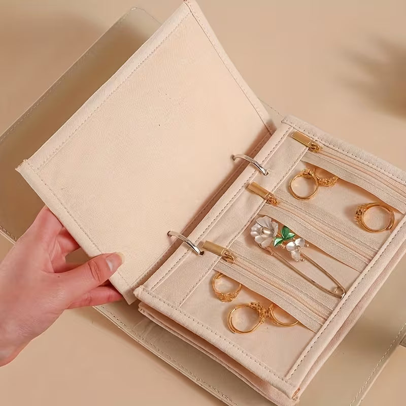 🔥 Viral Portable Jewelry Organizer Book