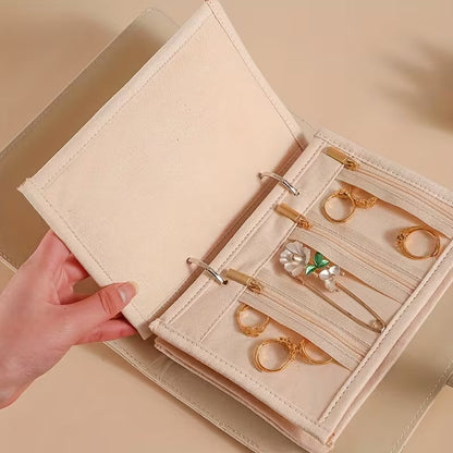 🔥 Viral Portable Jewelry Organizer Book