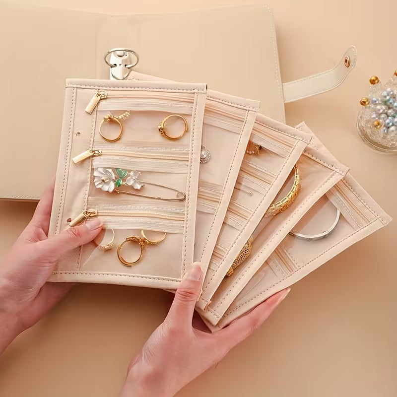 🔥 Viral Portable Jewelry Organizer Book