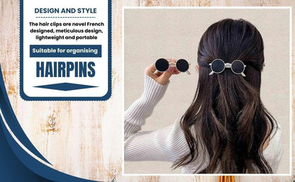 🕶️ Retro Sunglasses Hair Clip
