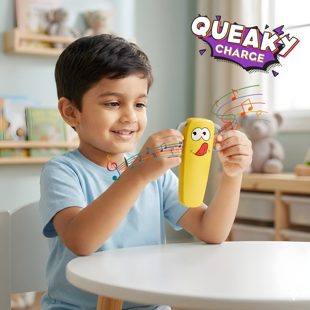 HUNGRY QUEAKY Interactive CHARGE Toy