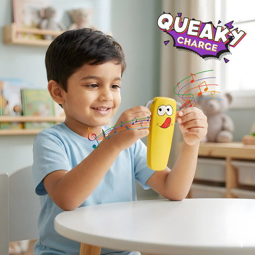 HUNGRY QUEAKY Interactive CHARGE Toy