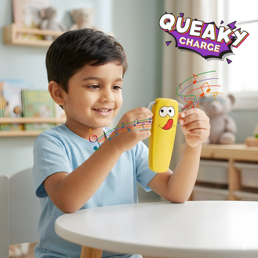 HUNGRY QUEAKY Interactive CHARGE Toy