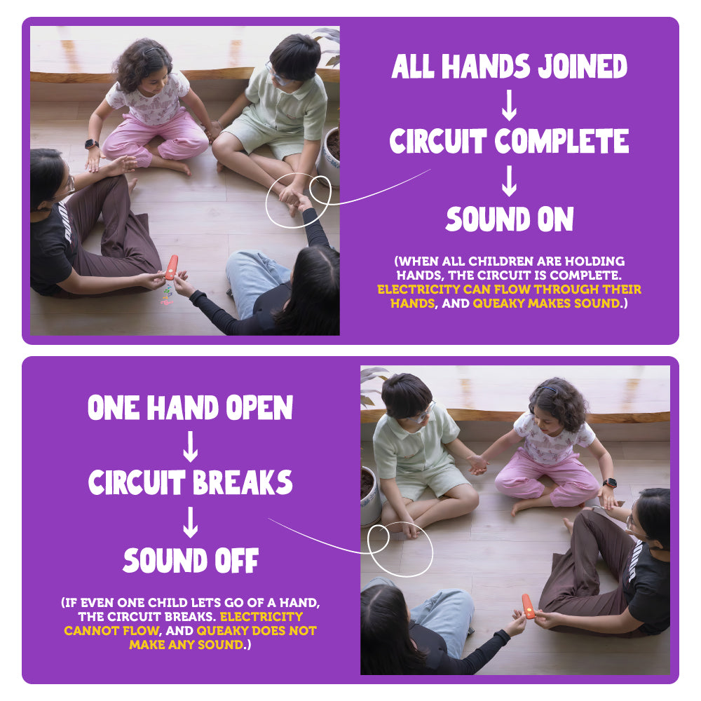 HUNGRY QUEAKY Interactive CHARGE Toy