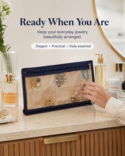 Travel jewelry Organizer Pouch