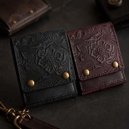 Vintage Embossed Men's Wallet