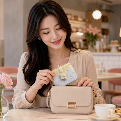 Cute Floral Wallet for Girls