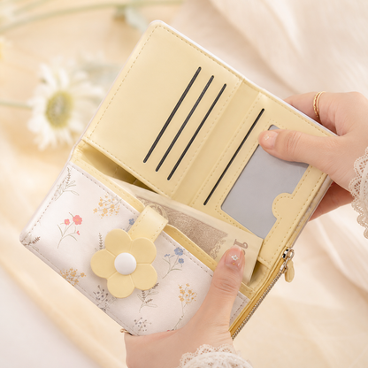 Cute Floral Wallet for Girls