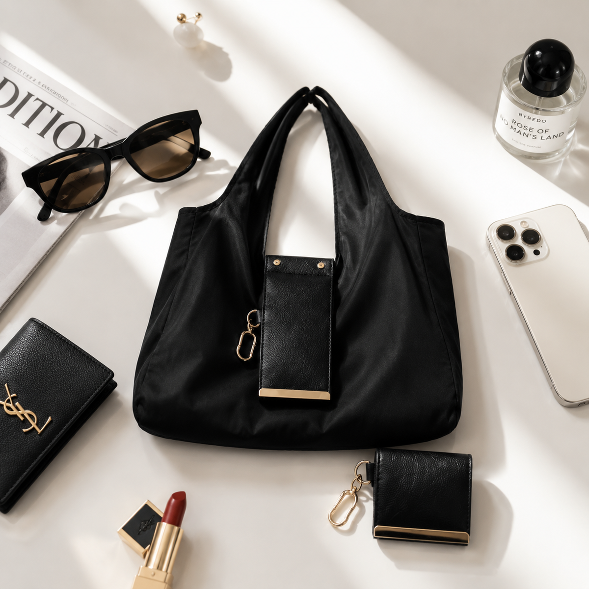 Aesthetic Tote Bag Keychain