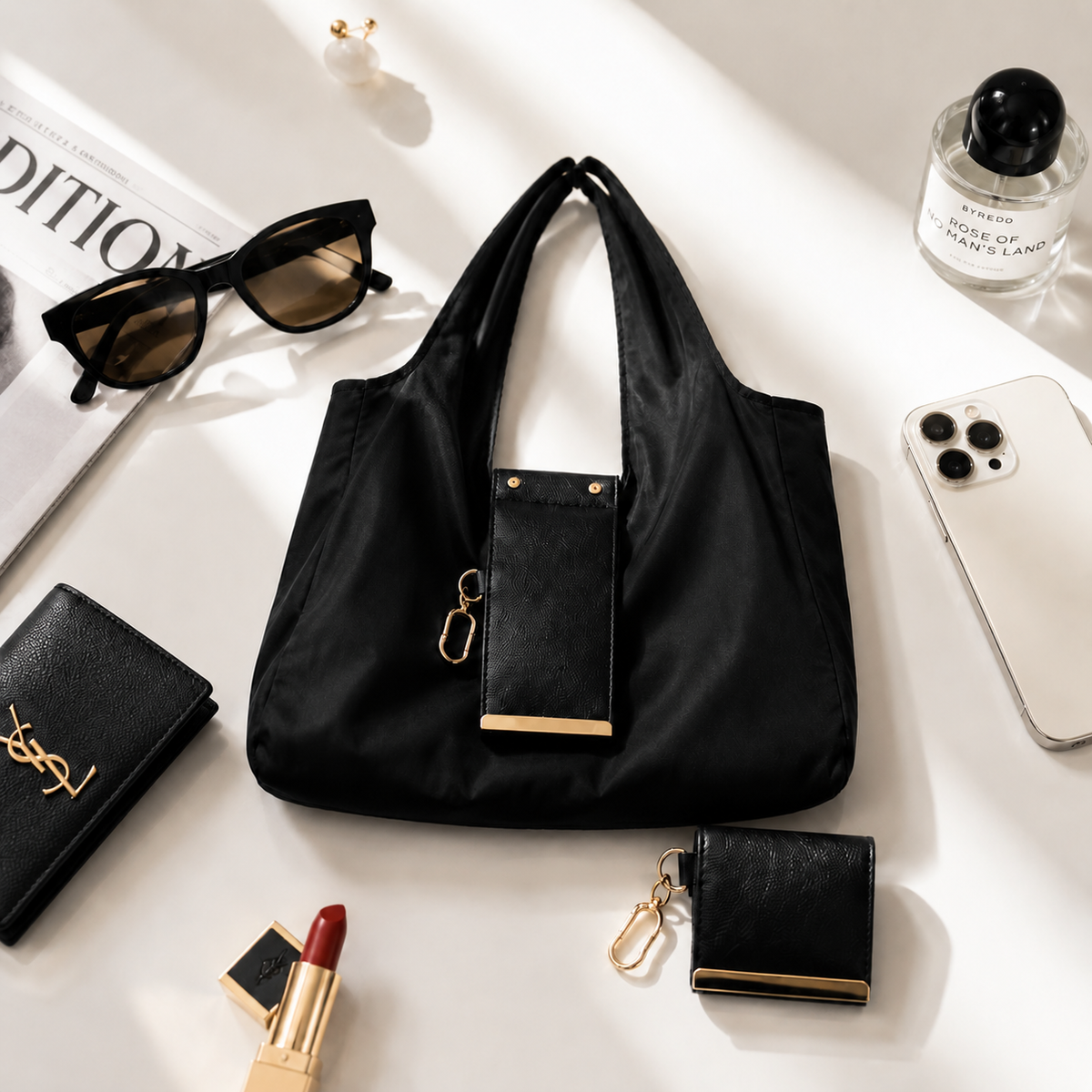 Aesthetic Tote Bag Keychain