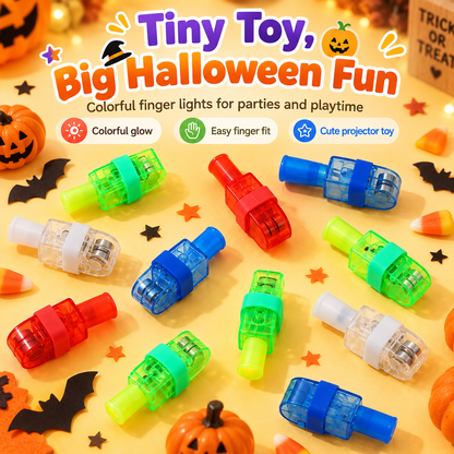 LED Halloween Projection Finger Lights – Finger Ring Toy