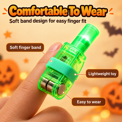 LED Halloween Projection Finger Lights – Finger Ring Toy