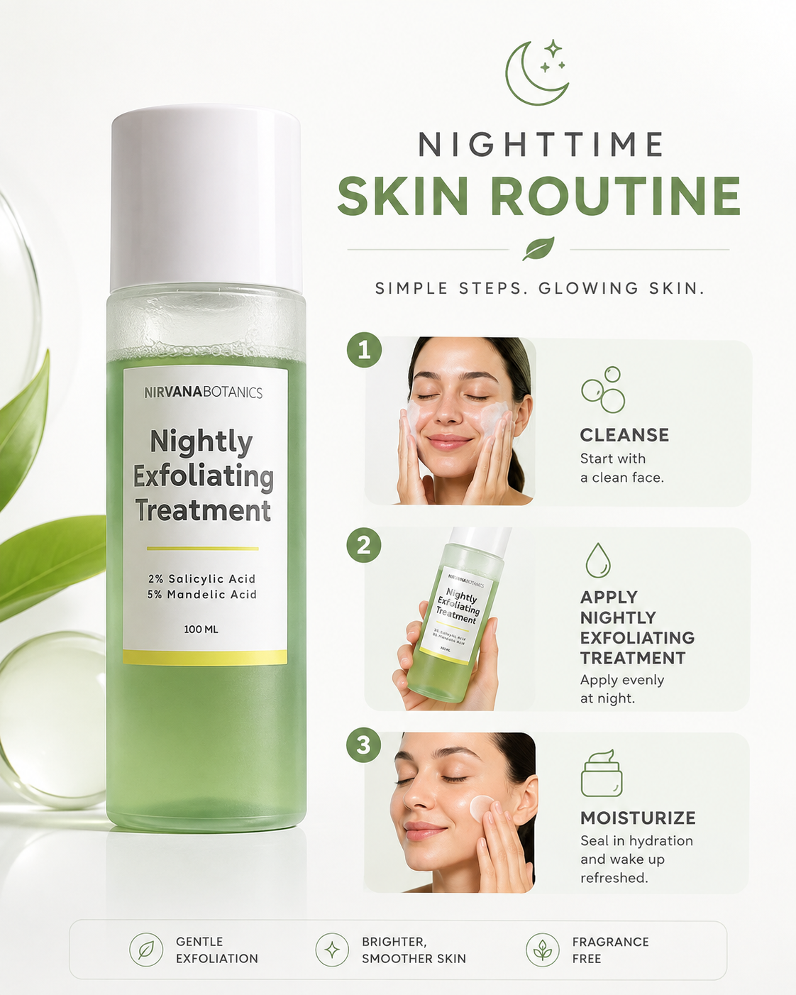 Nightly Exfoliating Treatment - Wake Up to Smoother, Clearer-Looking Skin