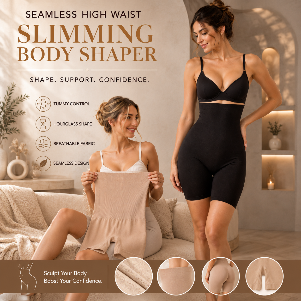 SlimCurve™ High Waist Body Shaper