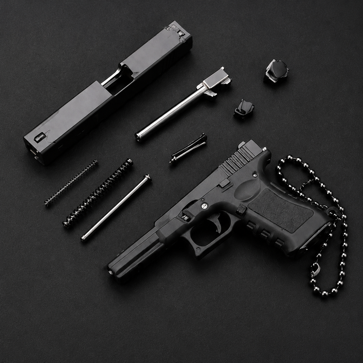 Premium Metal G17 Key-Chain with Holster