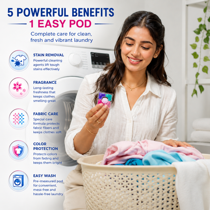 5 in 1 Laundry Power Detergent Pods