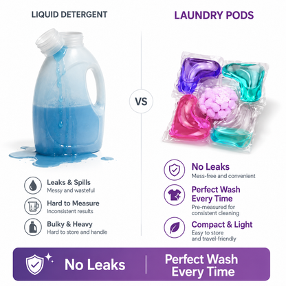5 in 1 Laundry Power Detergent Pods