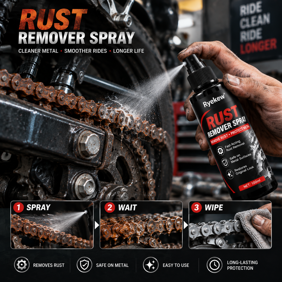 MetalRevive™ – Rust Removal & Restoration Spray