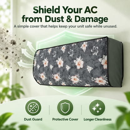 DustGuard Floral AC Cover