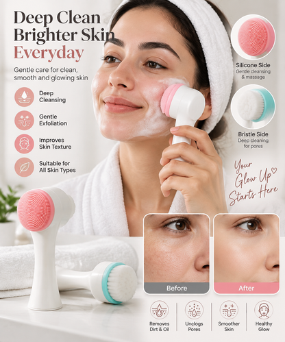 Silicone Facial Cleansing Brush✨