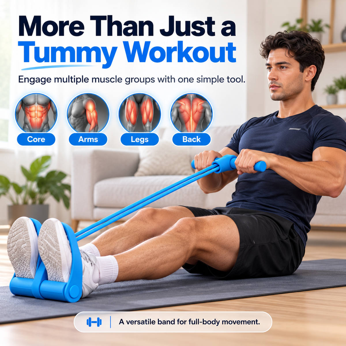 CoreFlex™ Tummy Trimmer Band - Your Home Fitness Partner