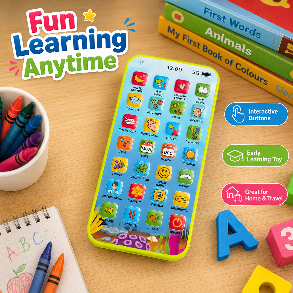 Smart Learning Phone for Kids 📱