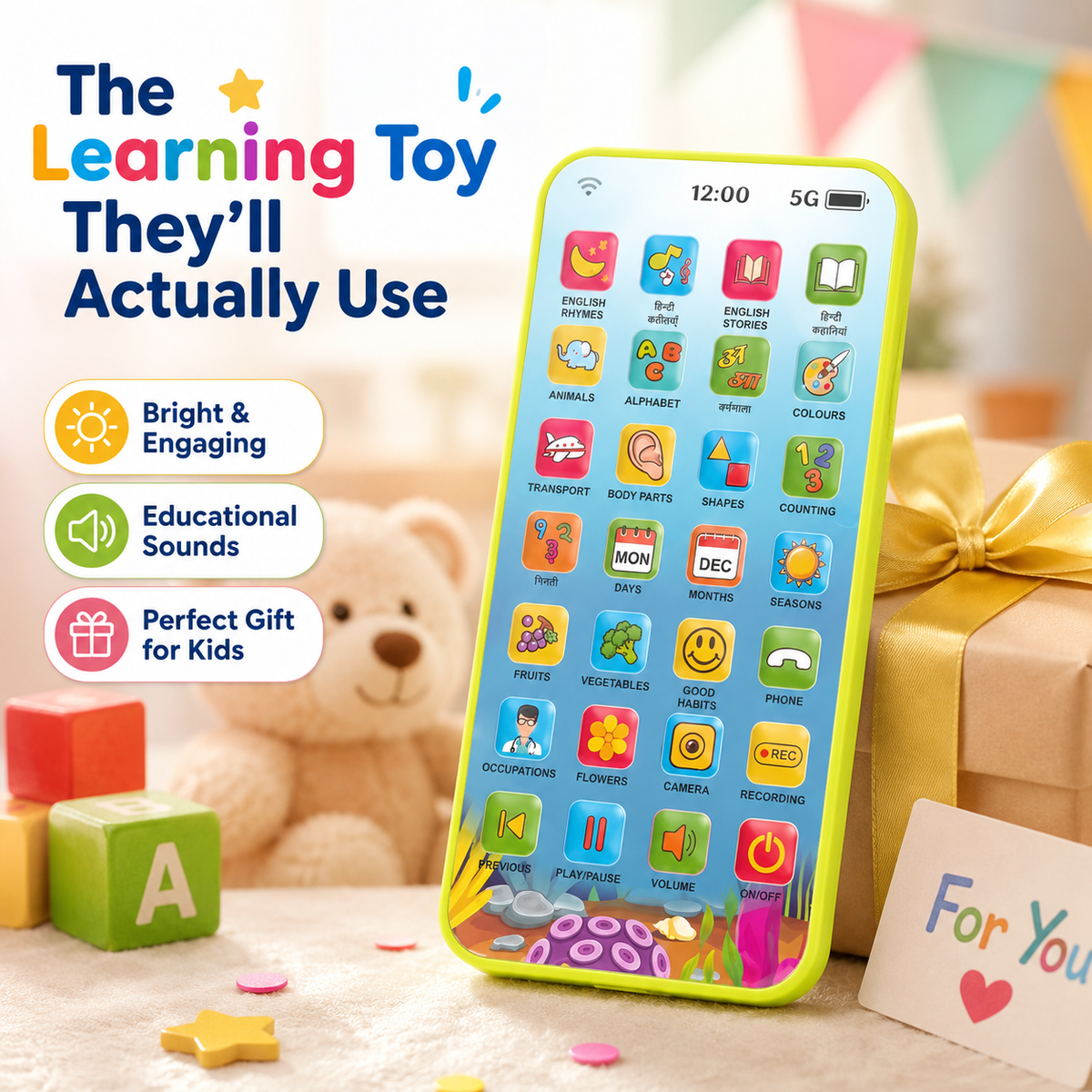 Smart Learning Phone for Kids 📱