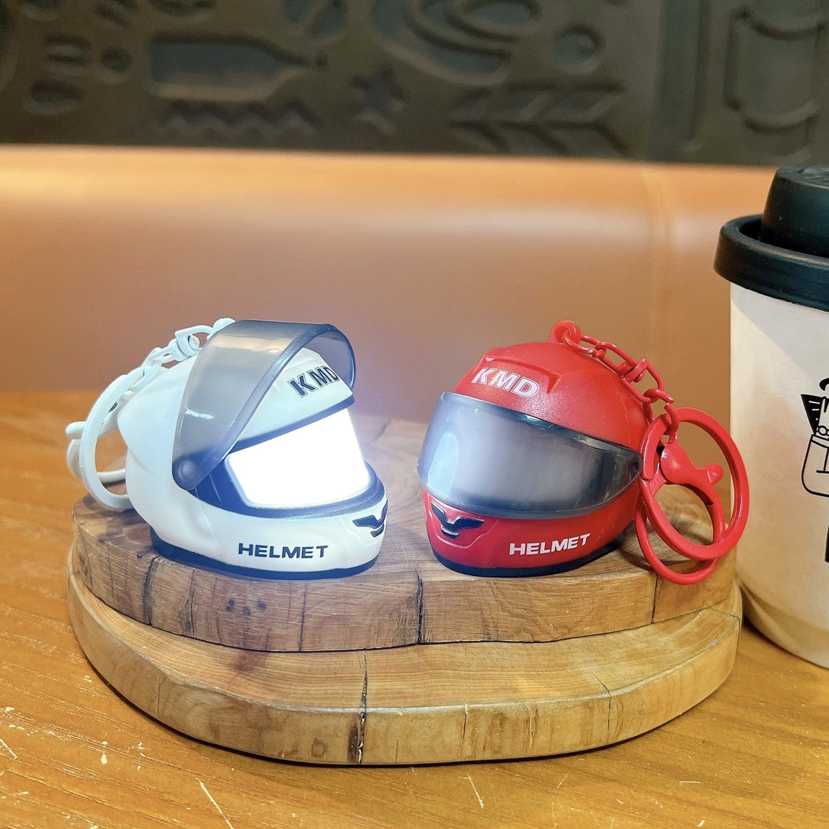 🏍️GlowRide™ Mini Helmet Keychain 🔑