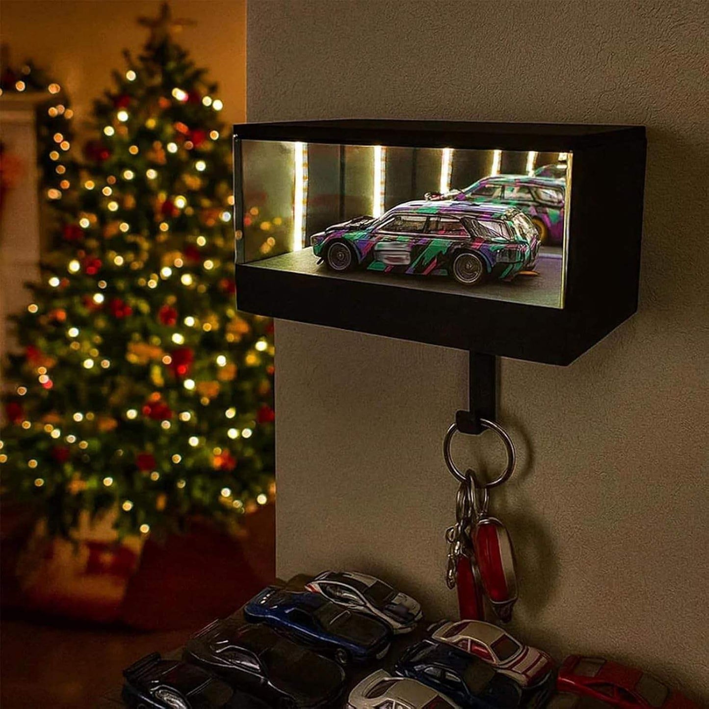 🚗 Premium Wall-Mounted Car Display Shelf ✨